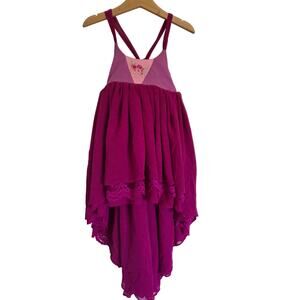 Pleiades Designs Magenta Embroidered Eliza Dress